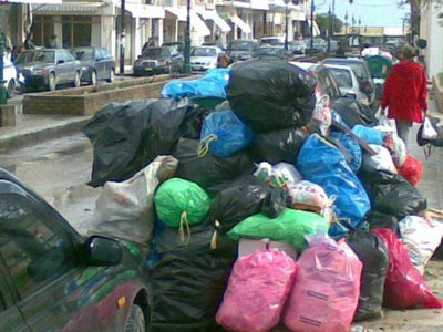 Κινητοποιήσεις στο Γύθειο για τα σκουπίδια