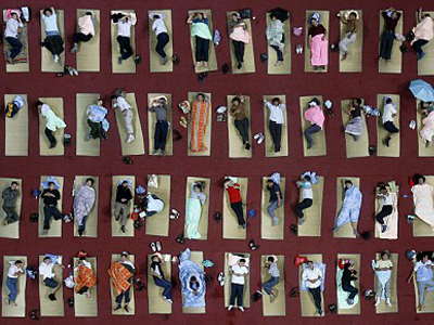 Γυμναστήριο μετατράπηκε σε “κοιμητήριο”