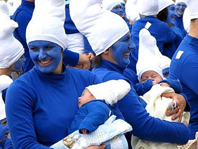 Η μεγαλύτερη συγκέντρωση από… «στρουμφάκια»