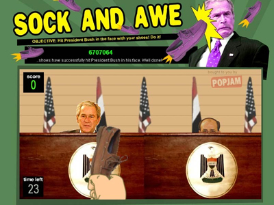 Βιντεοπαιχνίδι: Πετάξτε παπούτσια στον Μπους