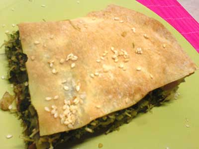 Πλαστός ή πρασόπιτα