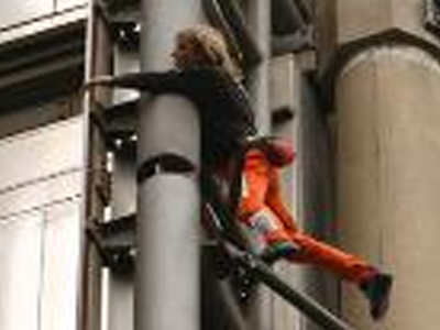 Ο ”Σπάιντερμαν” στο κτίριο της Lloyd’s