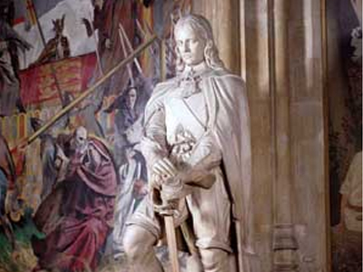 «Κόλλησαν» πάνω σε άγαλμα έξω από το βρετανικό Κοινοβούλιο