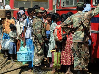 Μαζική αποχώρηση αμάχων από τη ζώνη των Ταμίλ στη Σρι Λάνκα