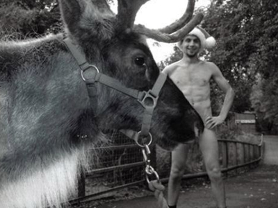 Υπάλληλοι ζωολογικού κήπου γυμνοί σε ημερολόγιο