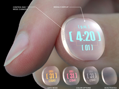 Εικόνες από το μέλλον: Ρολόι που φοριέται στο νύχι!