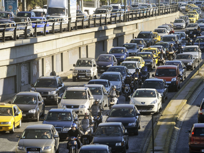 Χάος στους δρόμους της Αθήνας