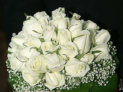 Ένα κάρο ανθοδέσμες