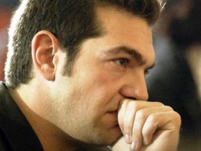 Τσίπρας με γαρύφαλλο