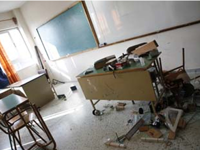 Βανδαλισμοί σε υπό κατάληψη σχολείο στον Αλμυρό