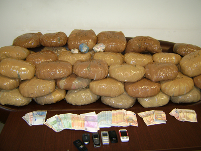 Κύκλωμα θα διοχέτευε 53 κιλά χασίς στην αγορά της Θεσσαλονίκης