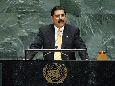 Τη στήριξη των Ην. Εθνών κέρδισε ο Zelaya