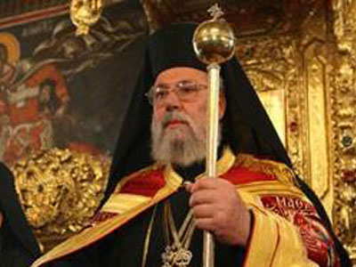 Ο Αρχιεπίσκοπος Χρυσόστομος στα Κατεχόμενα