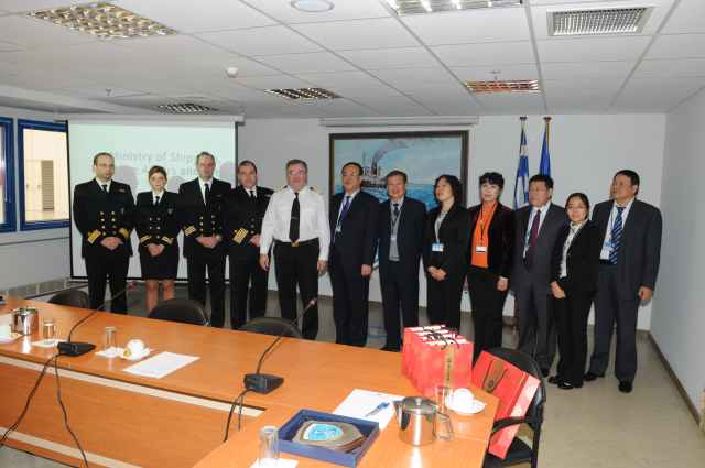 Ο Α.ΛΣ με αντιπροσωπεία της Κινεζικής State Oceanic Administration