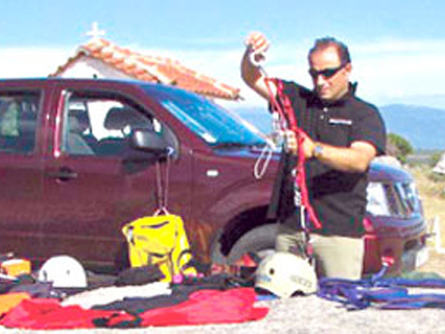 Διέσχισε την Ελλάδα με ποδήλατο