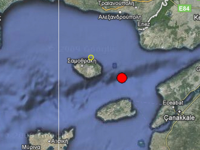Σεισμός 4R στην Σαμοθράκη