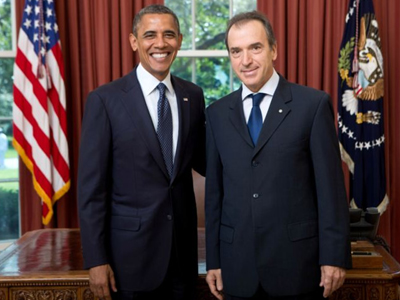 Ο πρέσβης της Ελλάδας επέδωσε τα διαπιστευτήριά του στον Ομπάμα