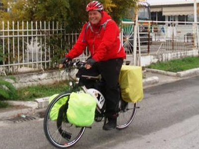 Ο «Ποδηλάτης του Κόσμου» έφθασε στην Αταλάντη