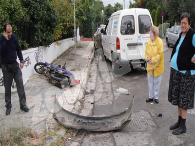 Τροχαίο με τραυματίες στην Κηφισιά