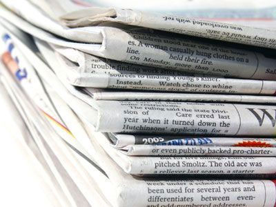 Η κυκλοφορία των εφημερίδων την Δευτέρα 31 Αυγούστου 2009