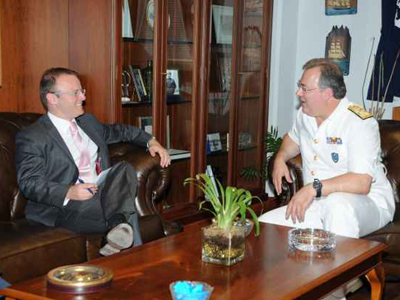 Συνάντηση Αρχηγού Λ.Σ με Βρετανό Πρέσβη