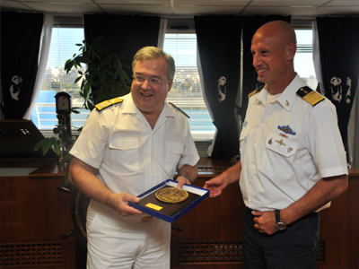 Συνάντηση Αρχηγού Λ.Σ. με τον Υπαρχηγό του Ναυτικού του Ισραήλ