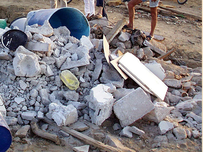 Παράνομη χωματερή για μπάζα στα Τρίκαλα