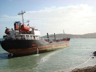 Προσάραξη πλοίου στο Λάγος