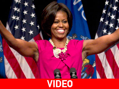 «Βάζει πλάτη» η Michelle Obama