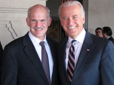 Συζήτηση εφ’ όλης της ύλης Παπανδρέου-Μπάιντεν