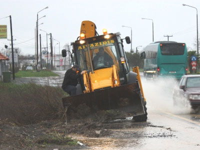 Κυκλοφοριακά προβλήματα λόγω της βροχόπτωσης