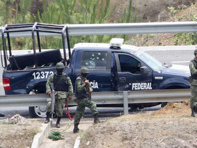 «Φονική» ενέδρα σε αστυνομικούς στο Μεξικό