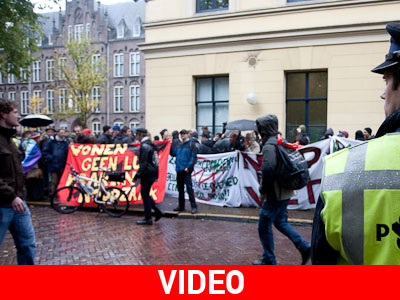 Επεισόδια σε διαδήλωση στο Άμστερνταμ