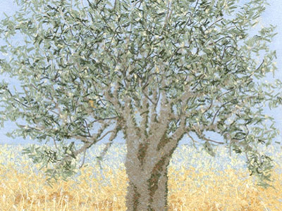 Ζωγραφική με κλωστές και μικτή τεχνική