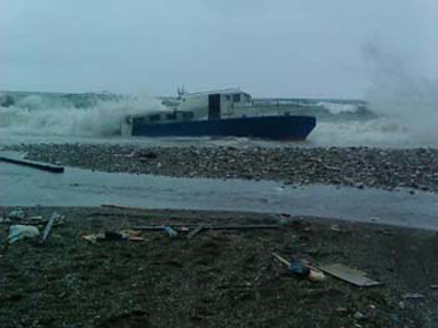 Φ/Γ πλοίο εντοπίστηκε προσαραγμένο στην Πύλο