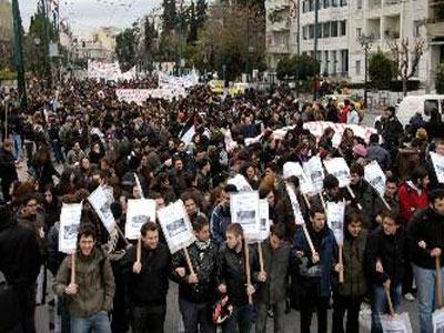 Πορείες μαθητών σε όλη την Ελλάδα