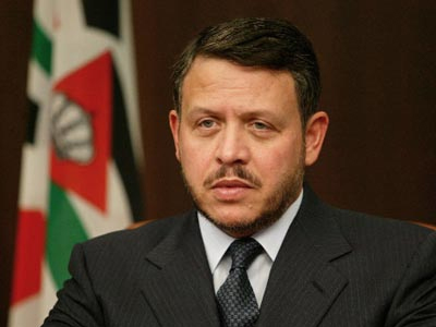 Υβριστικά συνθήματα κατά του Βασιλιά της Ιορδανίας