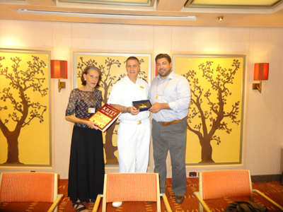 Το «COSTA DELIZIOZA» επισκέφθηκε  ο πρόεδρος του ΟΛΗ