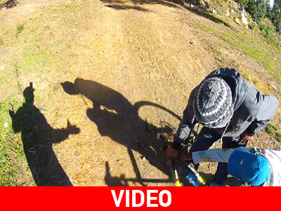 Μίνι κάμερα κατέγραψε καρέ-καρέ τη ληστεία σε βάρος ποδηλάτη!