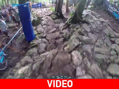 Η κατάβαση της πίστας στο «UCI MTB World Cup Downhill»