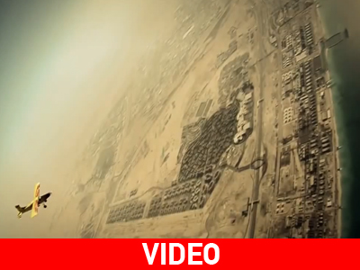 Βόλτα με στολή wingsuit