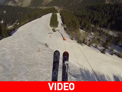 Σκιέρ και αλεξιπτωτιστής ταυτόχρονα