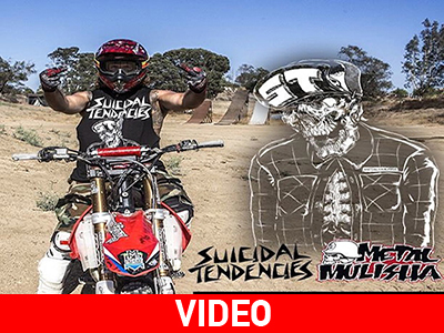 Το νέο video clip των Suicidal Tendencies με τη συμμετοχή αναβατών motorcross της Metal Mulisha