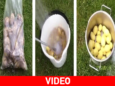 Καθαρίζει 1 κιλό πατάτες σε… 1 λεπτό