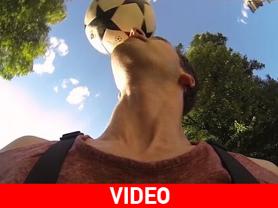 H μπάλα τον… υπακούει τυφλά