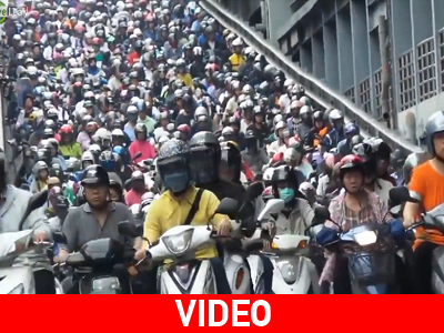 Η καθημερινή κυκλοφορία στην Ταϊβάν