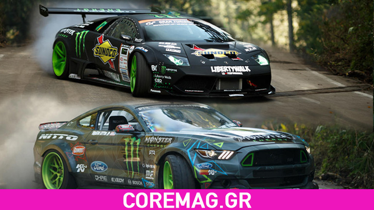 Video: Επική μάχη drift μεταξύ μιας Lamborghini και μιας Mustang