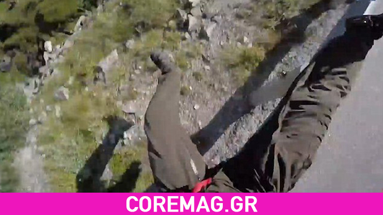 Έπεσε στα βράχια με μεγάλη ταχύτητα