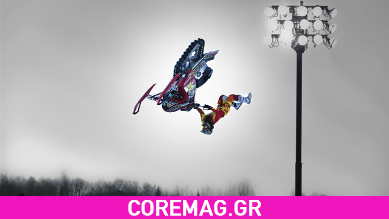 Ο Colten Moore κερδίζει το χρυσό μετάλλιο στο Snowmobile Speed & Style εις μνήμην του αδερφού του