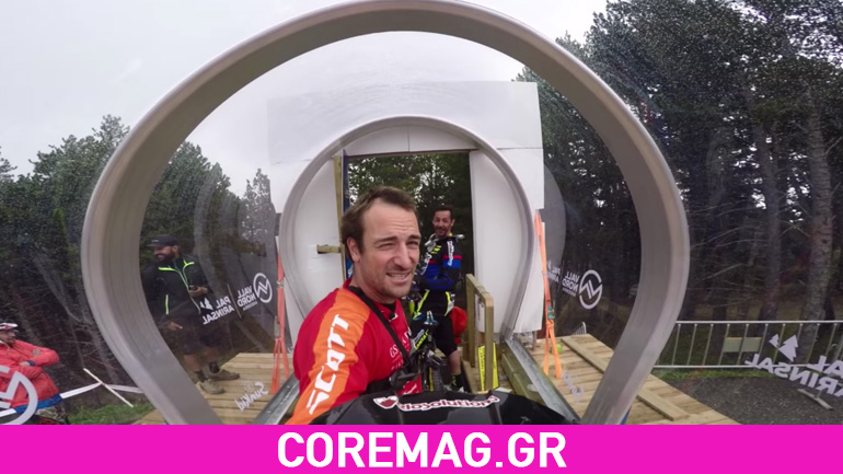 Ο Claudio και ο Cedric κάνουν το Course Preview στο Vallnord